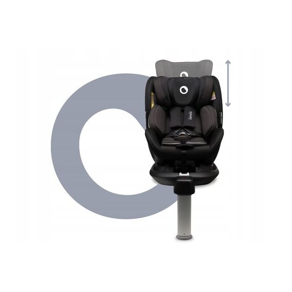 Scaun auto I-size Lionelo Antoon Plus Negru, Rotire 360 grade, 0-18 kg, Testat ADAC, R129 - poza 12 - ExclusivMAG.ro