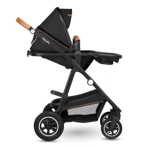 Carucior Lionelo Amber 2 in 1, Pana la 22 kg, Gri inchis, Culoare: Gri, Model: 2 in 1 - poza 7 - ExclusivMAG.ro
