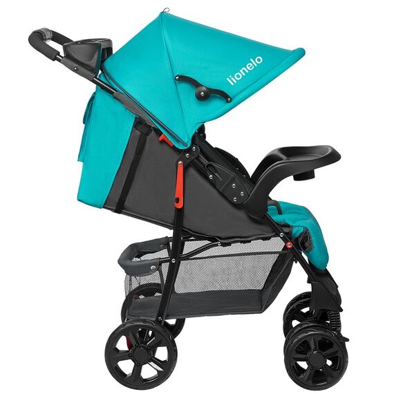 Carucior sport Lionelo Emma Plus, Vivid Turquoise, Culoare: Turcoaz - poza 5 - ExclusivMAG.ro