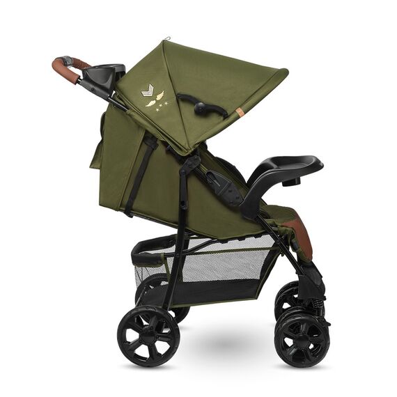 Carucior sport Lionelo Emma Plus, Forest Green, Culoare: Verde - poza 4 - ExclusivMAG.ro