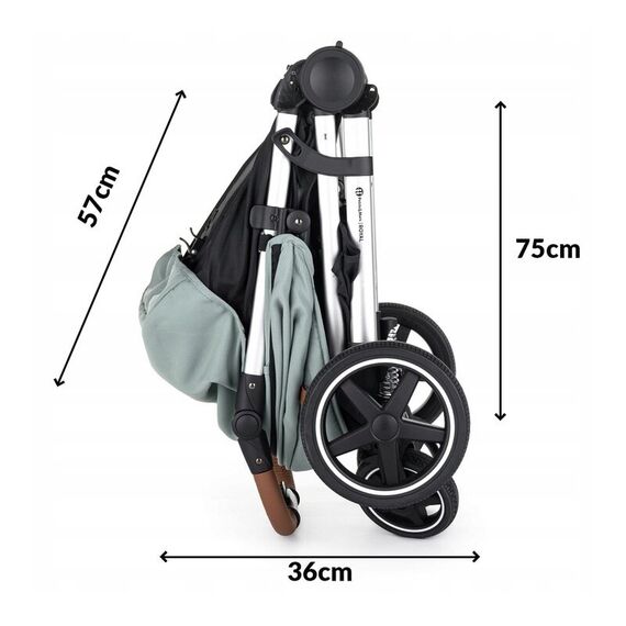 Carucior sport Petite&Mars Royal, 0-22 kg, Mature Olive, Culoare: Verde inchis, Model: sport - poza 5 - ExclusivMAG.ro