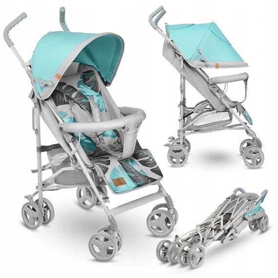 Carucior sport Lionelo Elia, Tropical Turquoise, Culoare: Turcoaz - poza 3 - ExclusivMAG.ro