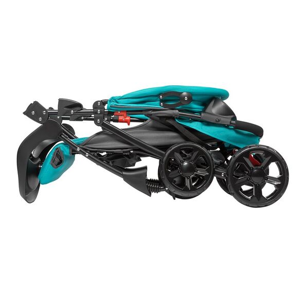 Carucior sport Lionelo Emma Plus, Vivid Turquoise, Culoare: Turcoaz - poza 7 - ExclusivMAG.ro