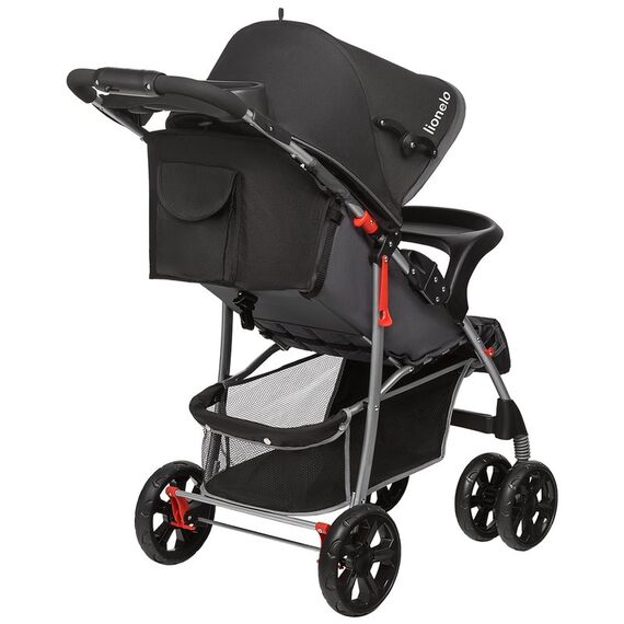 Carucior sport Lionelo Emma Plus, Stone, Culoare: Gri - poza 4 - ExclusivMAG.ro