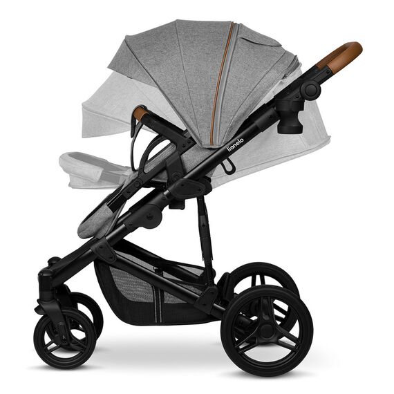 Carucior 2 in 1 Lionelo Mari Tour, 0-22 kg, Gri, Culoare: Gri, Model: 2 in 1 - poza 5 - ExclusivMAG.ro
