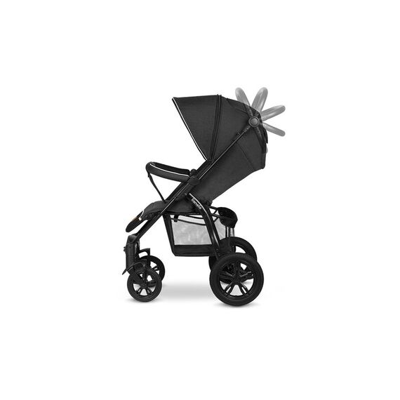 Carucior sport Lionelo Annet Tour, de la nastere pana la 22 kg, certificare TÜV SÜD,Negru, Culoare: Negru, Model: sport - poza 5 - ExclusivMAG.ro