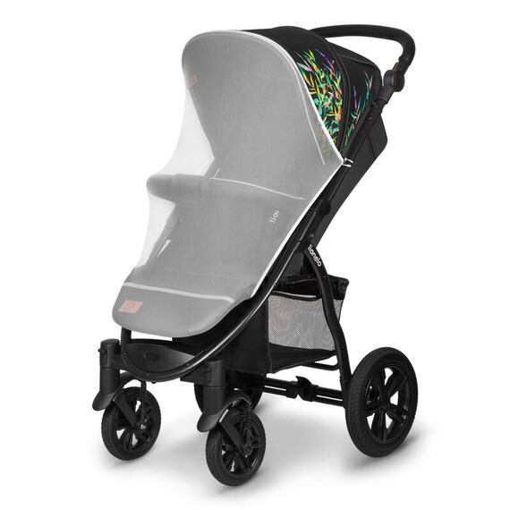 Carucior sport Lionelo Annet Tour Dreamin, Editie Limitata, 0-22 kg, Cu certificare TÜV SÜD, Negru, Culoare: Multicolor, Model: sport - poza 3 - ExclusivMAG.ro
