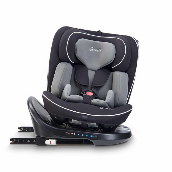 Scaun auto BabyGo Nova2, Black, 40 -150 cm, certificat R129, Culoare: Gri/Negru, Grupa: 0-18kg (0 luni - 4 ani) - poza 2 - ExclusivMAG.ro