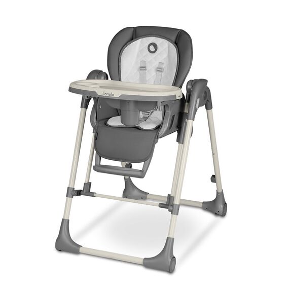 Lionelo - Scaun de masa si balansoar, 2 in 1, Laurice, 0 luni+, Gri, Culoare: Gri  - ExclusivMAG.ro