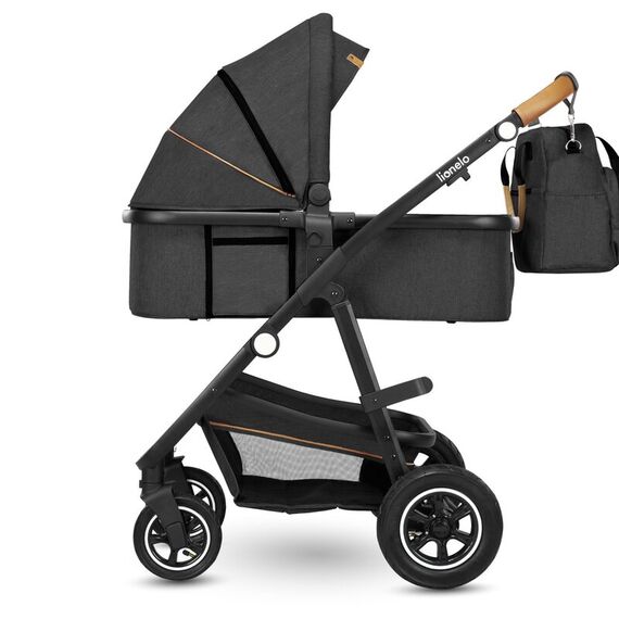 Carucior Lionelo Amber 3 in 1 - Gri inchis, Culoare: Gri, Model: 3 in 1 - poza 3 - ExclusivMAG.ro