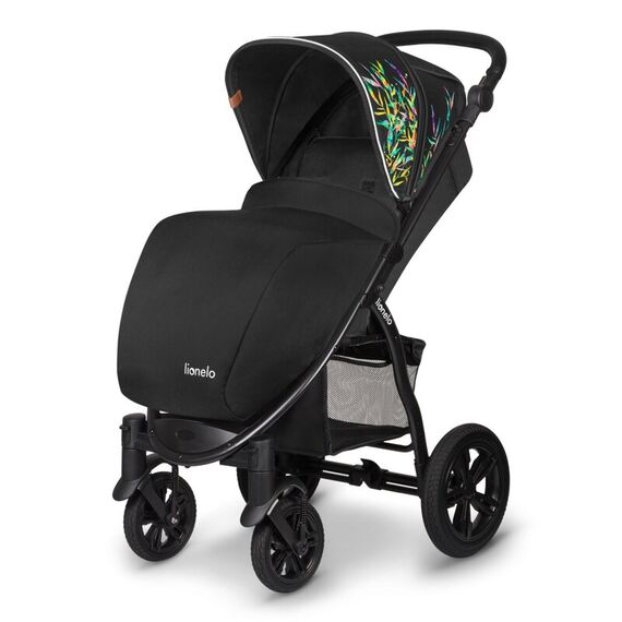 Carucior sport Lionelo Annet Tour Dreamin, Editie Limitata, 0-22 kg, Cu certificare TÜV SÜD, Negru, Culoare: Multicolor, Model: sport - poza 2 - ExclusivMAG.ro