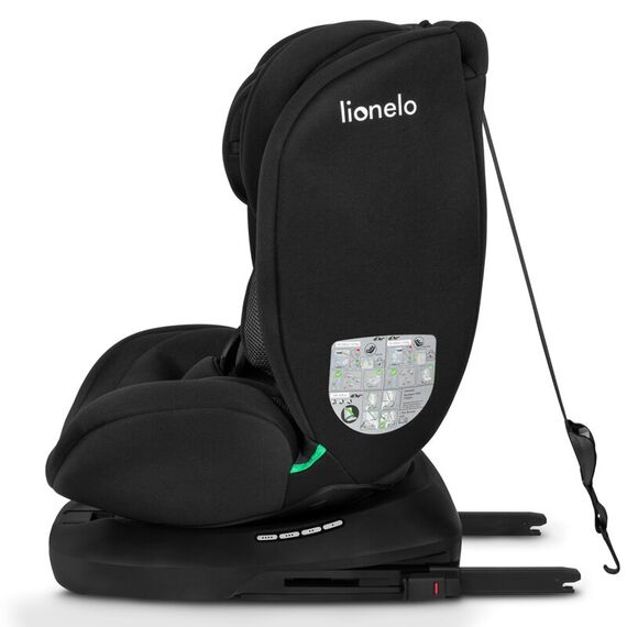 Scaun auto Lionelo Bastiaan i-Size, 4 in 1, Rotire 360 grade, 0-36 Kg, 40-150 cm, Negru, Culoare: Negru, Grupa: 0-36kg (0 luni - 12 ani) - poza 6 - ExclusivMAG.ro