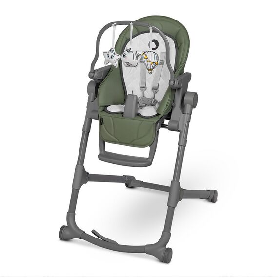 Scaun de masa multifunctional Lionelo Cora Plus, Verde, Culoare: Verde - poza 2 - ExclusivMAG.ro