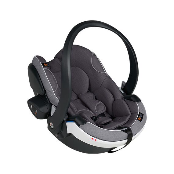Scoică copii BeSafe iZi Go Modular X2 i-Size – Metallic Mélange, Culoare: Gri, Grupa: 0-13kg (0 luni - 12 luni)  - ExclusivMAG.ro