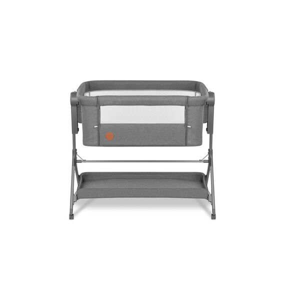 Patut co-sleeper Lionelo Leonie Plus, Pliabil, Cu sistem de leganare, Gri, Culoare: Gri, Dimensiuni: 80x50 - poza 3 - ExclusivMAG.ro