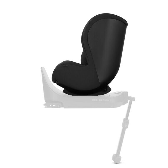 Scaun auto rotativ Lily 0-4 ani Black ABC Design, Culoare: Negru, Grupa: 0-18kg (0 luni - 4 ani) - poza 3 - ExclusivMAG.ro