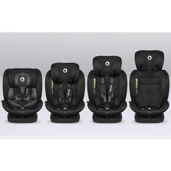 Scaun auto Lionelo Bastiaan i-Size, 4 in 1, Rotire 360 grade, 0-36 Kg, 40-150 cm, Negru, Culoare: Negru, Grupa: 0-36kg (0 luni - 12 ani) - poza 7 - ExclusivMAG.ro