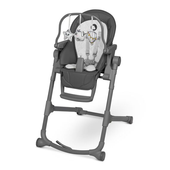 Scaun de masa multifunctional Lionelo Cora Plus, Gri, Culoare: Gri - poza 2 - ExclusivMAG.ro