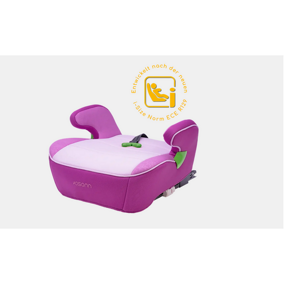Inaltator auto Junior Isofix cu Gurtfix i-Size Pixel Berry, R129, Osann, Culoare: Roz, Grupa: 22-36kg (6 ani - 12 ani)  - ExclusivMAG.ro