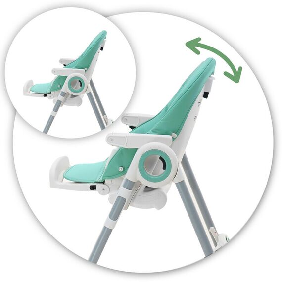 Scaun de masa AppeKids - Sky - River Green, Culoare: Turcoaz - poza 3 - ExclusivMAG.ro