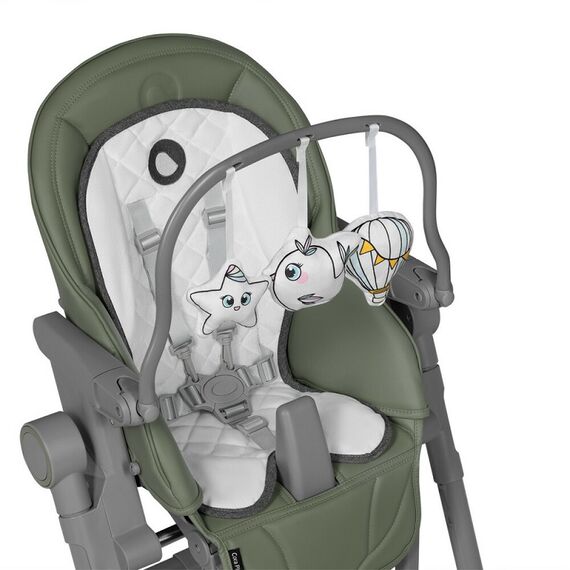Scaun de masa multifunctional Lionelo Cora Plus, Verde, Culoare: Verde - poza 5 - ExclusivMAG.ro