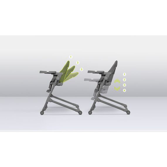 Scaun de masa multifunctional Lionelo Cora Plus, Gri, Culoare: Gri - poza 6 - ExclusivMAG.ro
