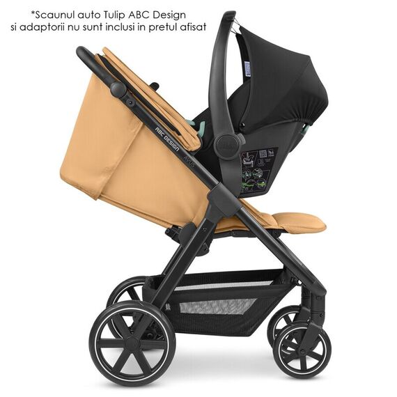 Carucior sport Avus Honey ABC Design, Culoare: Galben, Model: sport - poza 5 - ExclusivMAG.ro