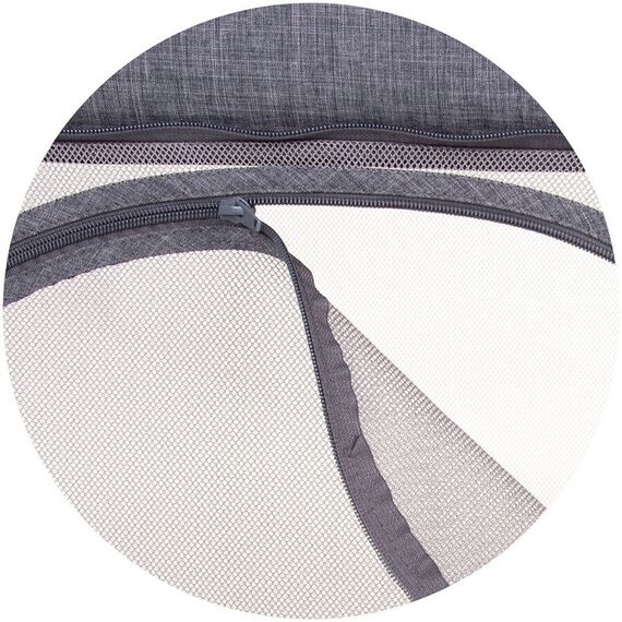 Patut Co-Sleeper si Tarc Chipolino Mommy 'n Me graphite wood, Culoare: Gri, Dimensiuni: 90x50 - poza 8 - ExclusivMAG.ro