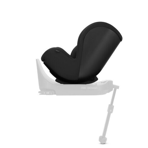 Scaun auto rotativ Lily 0-4 ani Black ABC Design, Culoare: Negru, Grupa: 0-18kg (0 luni - 4 ani) - poza 4 - ExclusivMAG.ro