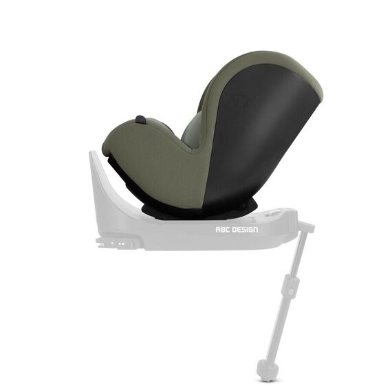 Scaun auto rotativ Lily 0-4 ani Sage ABC Design, Culoare: Verde, Grupa: 0-18kg (0 luni - 4 ani) - poza 7 - ExclusivMAG.ro