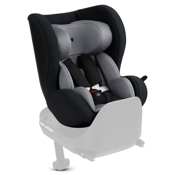 Scaun auto rotativ Lily 0-4 ani Graphite ABC Design, Culoare: Gri/Negru, Grupa: 0-18kg (0 luni - 4 ani)  - ExclusivMAG.ro