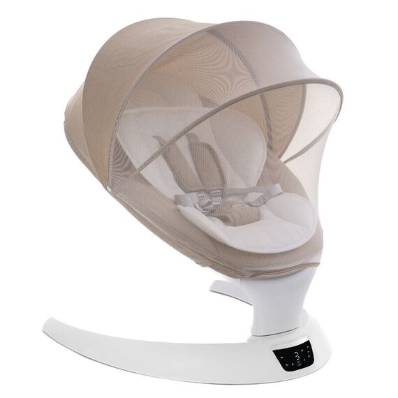 Leagan electric multifunctional pentru bebelusi AppeKids - I-Size - Bubble Beige, Culoare: Crem - poza 2 - ExclusivMAG.ro