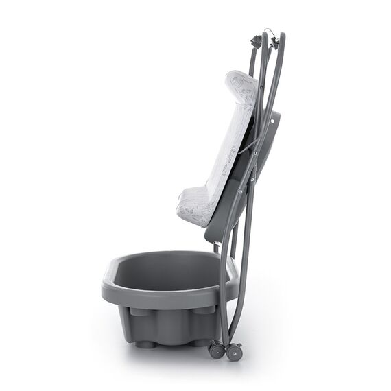 Cadita Petite&Mars 3 in 1, Spa, Pliabila, Cu roti si sistem de scurgere, Gri, Culoare: Gri - poza 5 - ExclusivMAG.ro