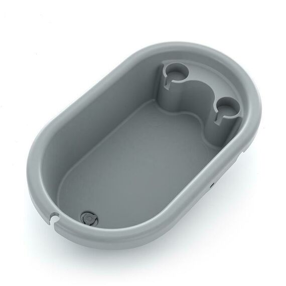 Cadita Petite&Mars 3 in 1, Spa, Pliabila, Cu roti si sistem de scurgere, Gri, Culoare: Gri - poza 6 - ExclusivMAG.ro