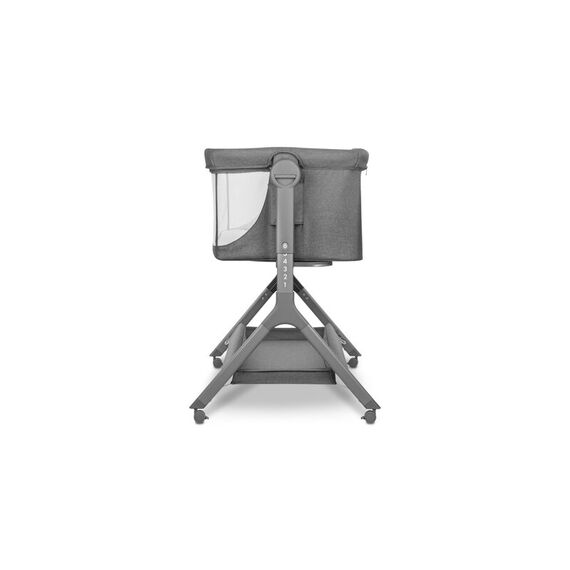 Patut co-sleeper Lionelo Leonie Plus, Pliabil, Cu sistem de leganare, Gri, Culoare: Gri, Dimensiuni: 80x50 - poza 5 - ExclusivMAG.ro