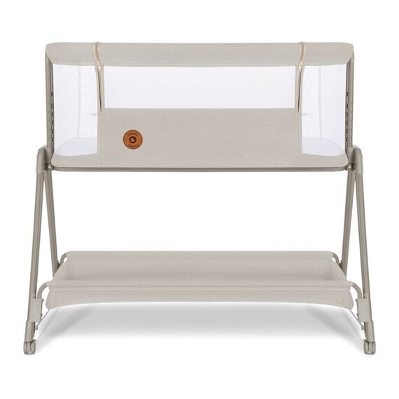 Patut co-sleeper Lionelo Luna, 2 in 1, Cu laterala culisanta, Bej, Culoare: Crem, Dimensiuni: 80x50 - poza 3 - ExclusivMAG.ro