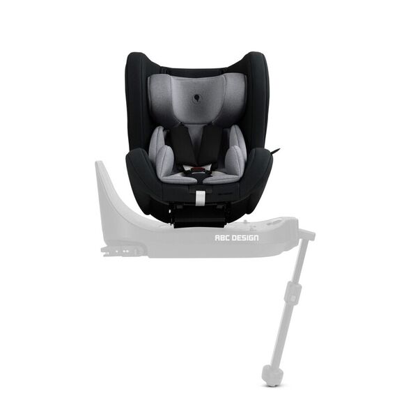 Scaun auto rotativ Lily 0-4 ani Graphite ABC Design, Culoare: Gri/Negru, Grupa: 0-18kg (0 luni - 4 ani) - poza 5 - ExclusivMAG.ro