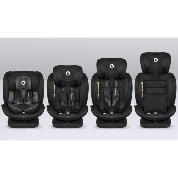 Scaun auto Lionelo Bastiaan i-Size, 4 in 1, Rotire 360 grade, 0-36 Kg, 40-150 cm, Negru/Gri, Culoare: Negru/Gri, Grupa: 0-36kg (0 luni - 12 ani) - poza 8 - ExclusivMAG.ro