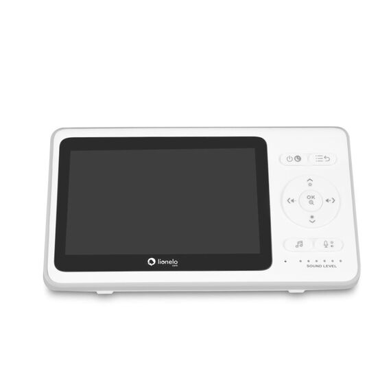 Videofon Lionelo Babyline 8.2 , Cu termometru, Cu melodii, Cu comunicare in 2 sensuri, Alb - poza 5 - ExclusivMAG.ro