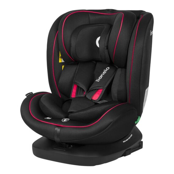 Scaun auto Lionelo Bastiaan i-Size, 4 in 1, Rotire 360 grade, 0-36 Kg, 40-150 cm, Negru/Rosu, Culoare: Negru/Rosu, Grupa: 0-36kg (0 luni - 12 ani)  - ExclusivMAG.ro