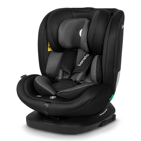 Scaun auto Lionelo Bastiaan i-Size, 4 in 1, Rotire 360 grade, 0-36 Kg, 40-150 cm, Negru/Gri, Culoare: Negru/Gri, Grupa: 0-36kg (0 luni - 12 ani)  - ExclusivMAG.ro