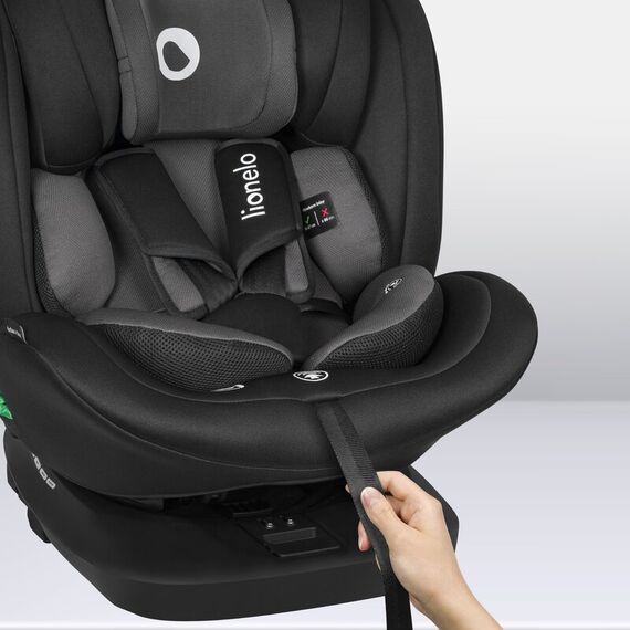 Scaun auto Lionelo Bastiaan i-Size, 4 in 1, Rotire 360 grade, 0-36 Kg, 40-150 cm, Negru, Culoare: Negru, Grupa: 0-36kg (0 luni - 12 ani) - poza 8 - ExclusivMAG.ro