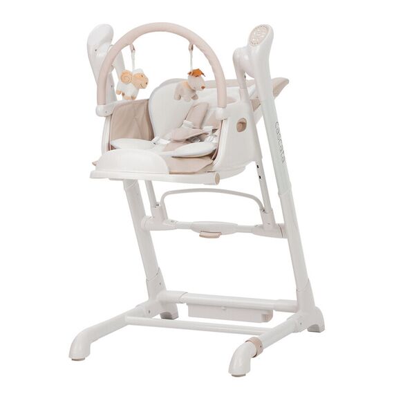 Scaun de masa si leagan electric Carrello CASCATA Cream Beige, Culoare: Bej - poza 2 - ExclusivMAG.ro