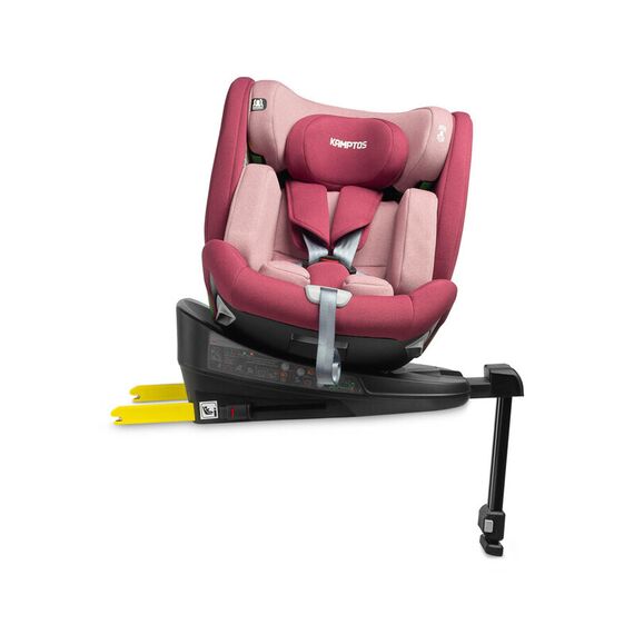 Scaun auto rotativ Caretero KAMPTOS I-Size 40-150 cm Roz, Culoare: Roz, Grupa: 0-36kg (0 luni - 12 ani) - poza 7 - ExclusivMAG.ro