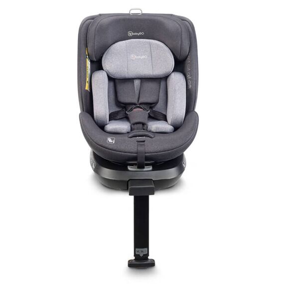 Scaun auto rotativ cu isofix, BabyGo MOVE360 Grey, 40-150 cm, certificat R129, Culoare: Gri, Grupa: 0-36kg (0 luni - 12 ani) - poza 3 - ExclusivMAG.ro