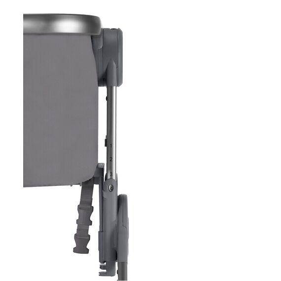 Patut co-sleeping pliabil si reglabil pe inaltime Carrello ARIA, Cloud Grey, Culoare: Gri, Dimensiuni: 80x50 - poza 9 - ExclusivMAG.ro