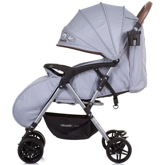 Carucior sport Chipolino April ash grey, Culoare: Gri, Model: sport - poza 6 - ExclusivMAG.ro