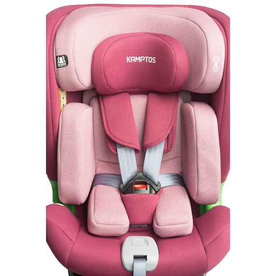 Scaun auto rotativ Caretero KAMPTOS I-Size 40-150 cm Roz, Culoare: Roz, Grupa: 0-36kg (0 luni - 12 ani) - poza 11 - ExclusivMAG.ro