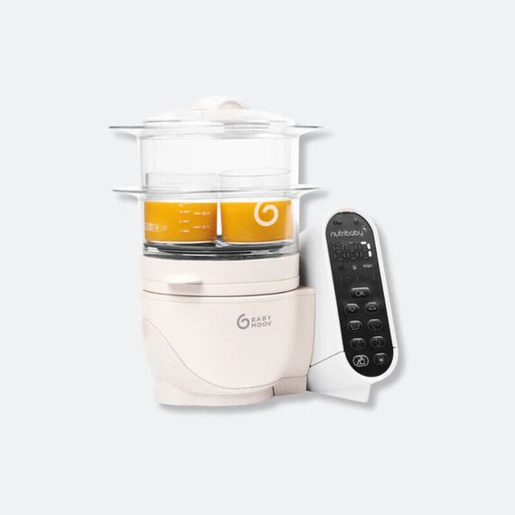 Robot multifunctional 5 in 1 Babymoov Nutribaby (+) Mineral Beige, Culoare: Bej - poza 3 - ExclusivMAG.ro