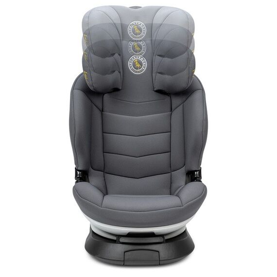 Scaun auto Niki Next Asphalt, 15-36 kg Storchenmühle, Culoare: Gri, Grupa: 15-36kg (4 ani - 12 ani) - poza 4 - ExclusivMAG.ro